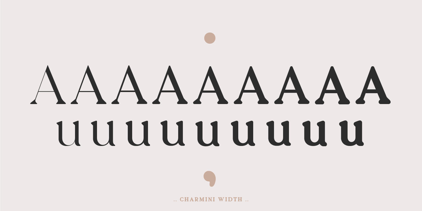 Charmini Extra Light Font preview
